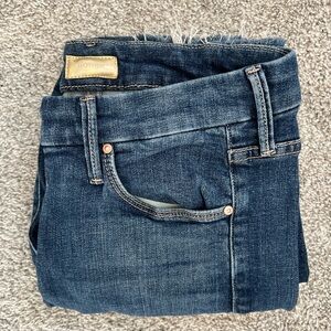MOTHER LOOKER Ankle Fray Jeans
